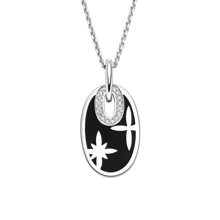Anhänger mit Kette mit 17 Zirkonia