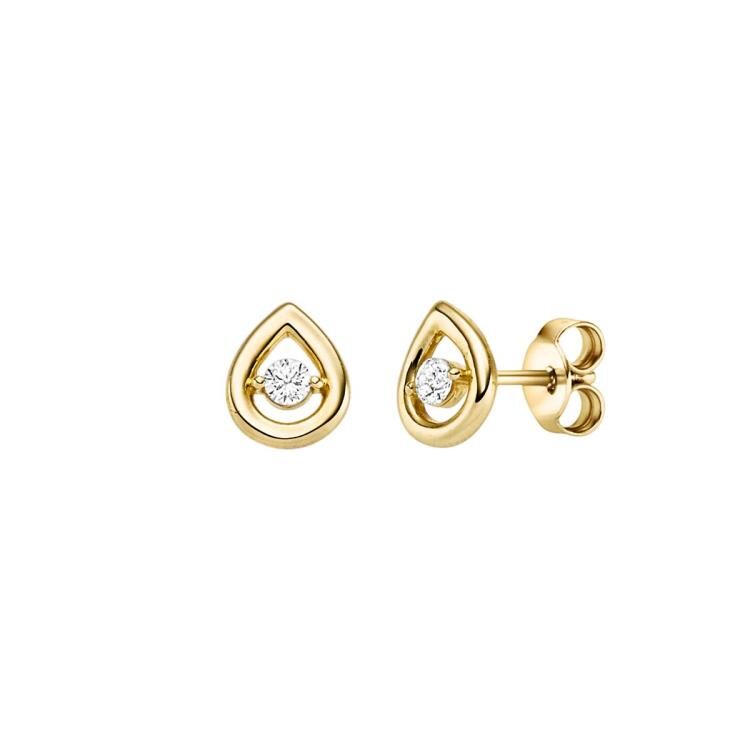 Ohrschmuck mit 2 Zirkonia