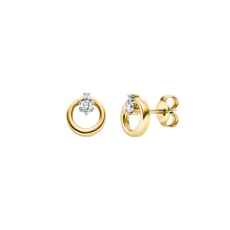 Ohrschmuck mit 4 Zirkonia