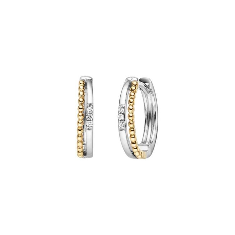 Ohrschmuck mit 6 Brillanten zus. 0,028ct.