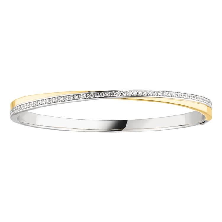 Armreif mit 57 Zirkonia