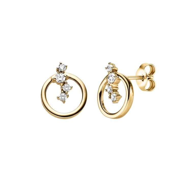 Ohrschmuck mit 8 Zirkonia