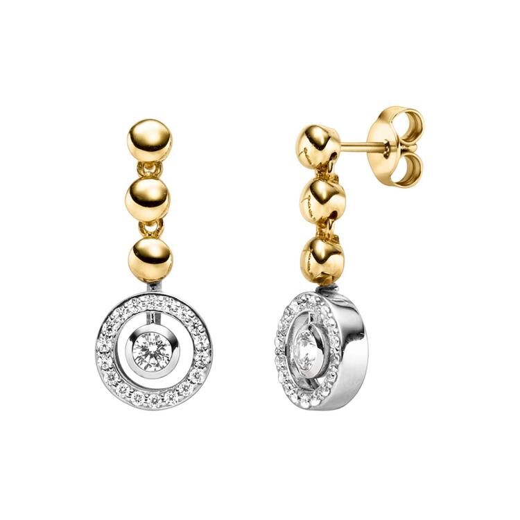 Ohrschmuck mit 38 Zirkonia