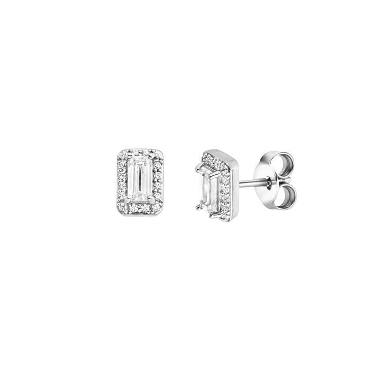 Ohrschmuck mit 34 Zirkonia