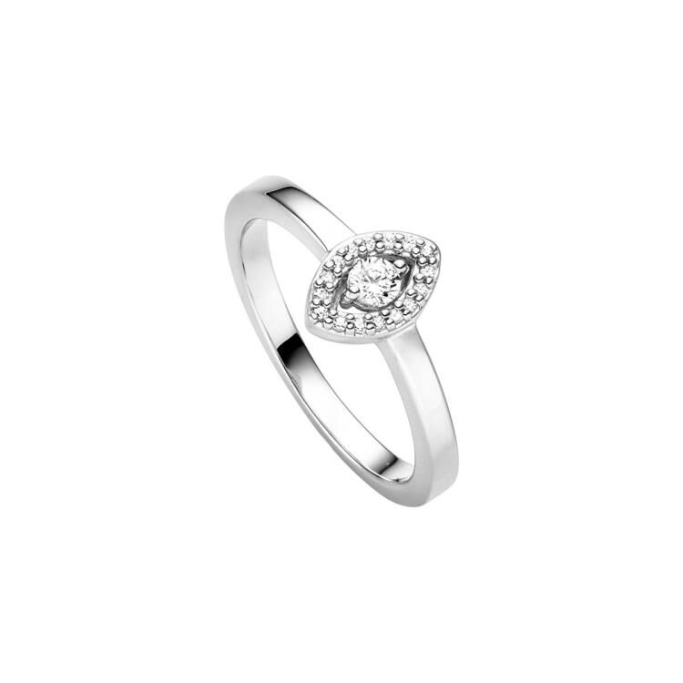Ring mit 17 Zirkonia