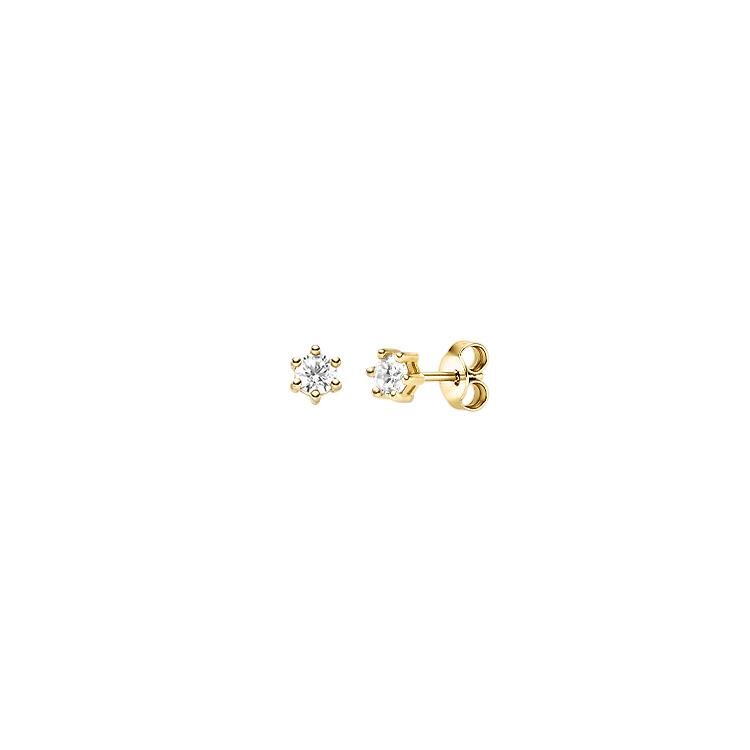 Ohrschmuck mit 2 Zirkonia