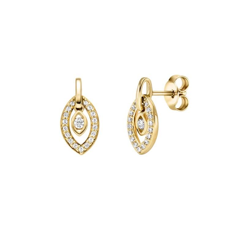 Ohrschmuck mit 36 Zirkonia