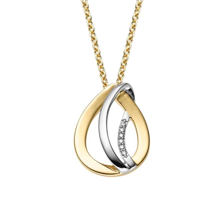 Anhänger mit 6 Brillanten zus. 0,025ct.