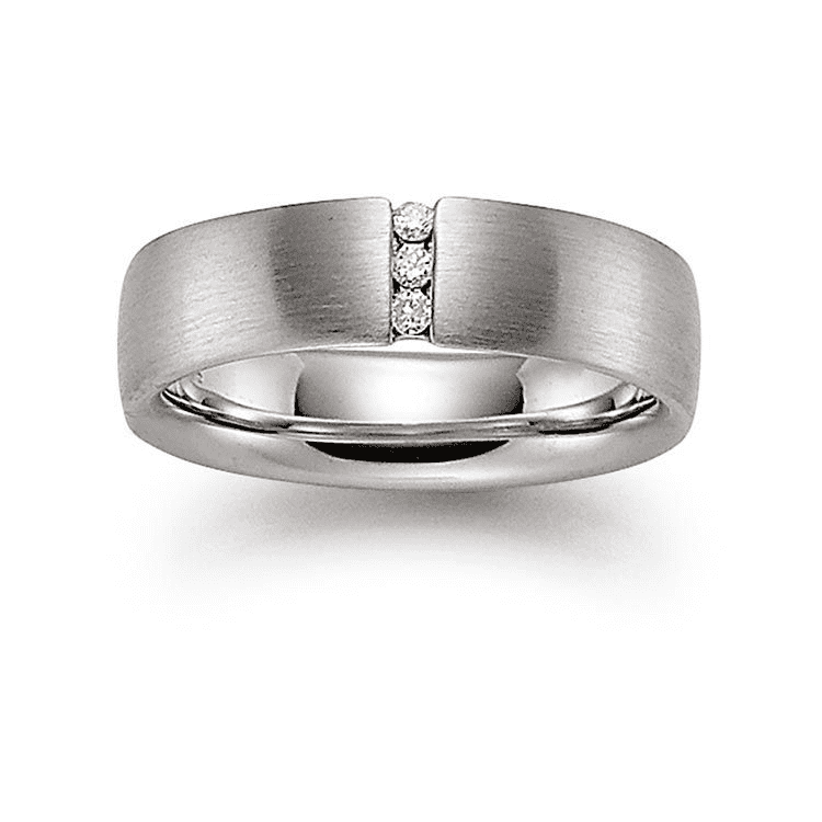 Damenring mit 3 Brillanten zus. 0,06ct.