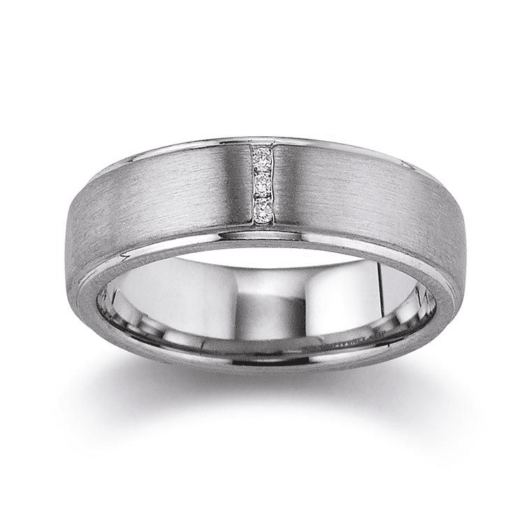 Damenring mit 3 Brillanten zus. 0,03ct.