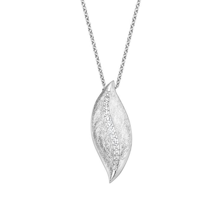 Anhänger mit Kette mit 15 Zirkonia